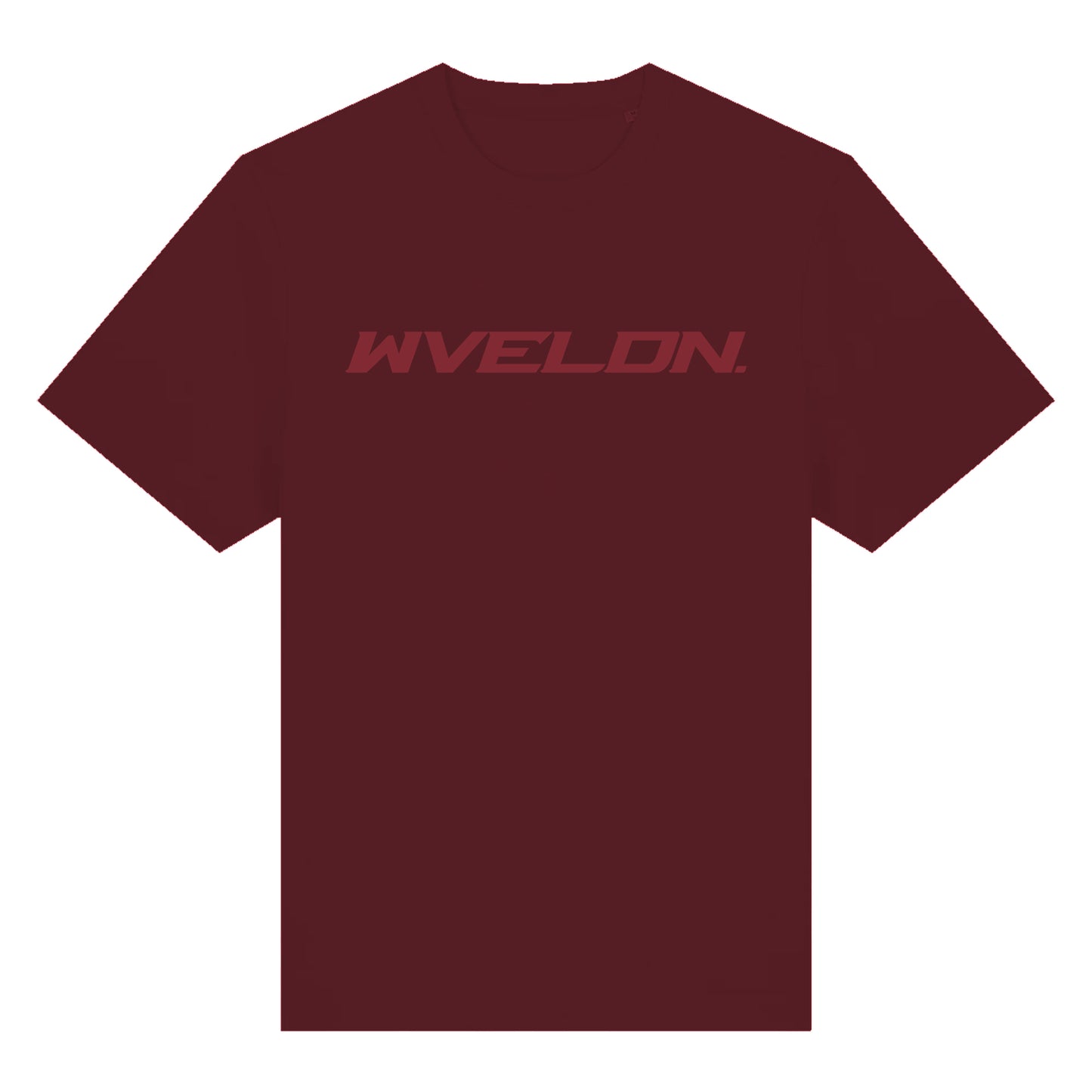 WVE ESSENTIALS T-SHIRT BURGUNDY