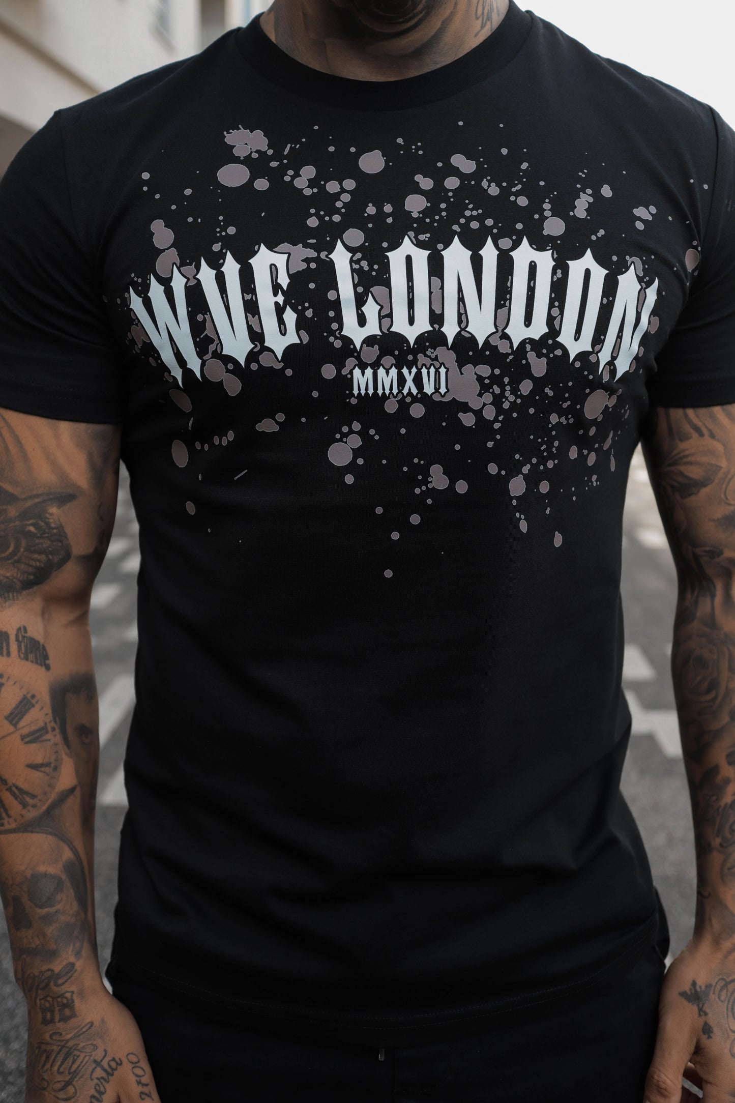 WVE Splash T-Shirt Black/Grey