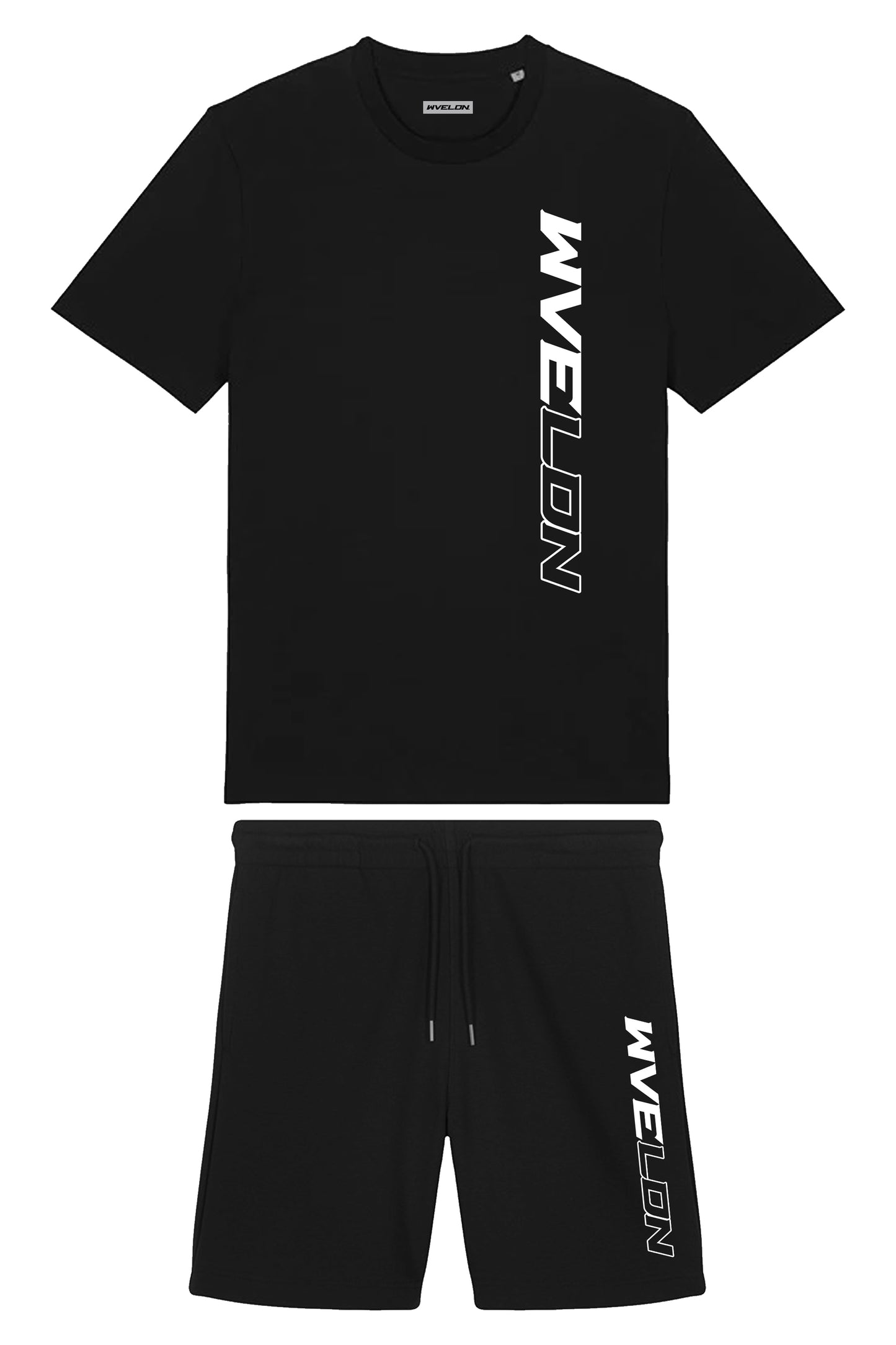 SPEED SHORTS SET - BLACK/WHITE*