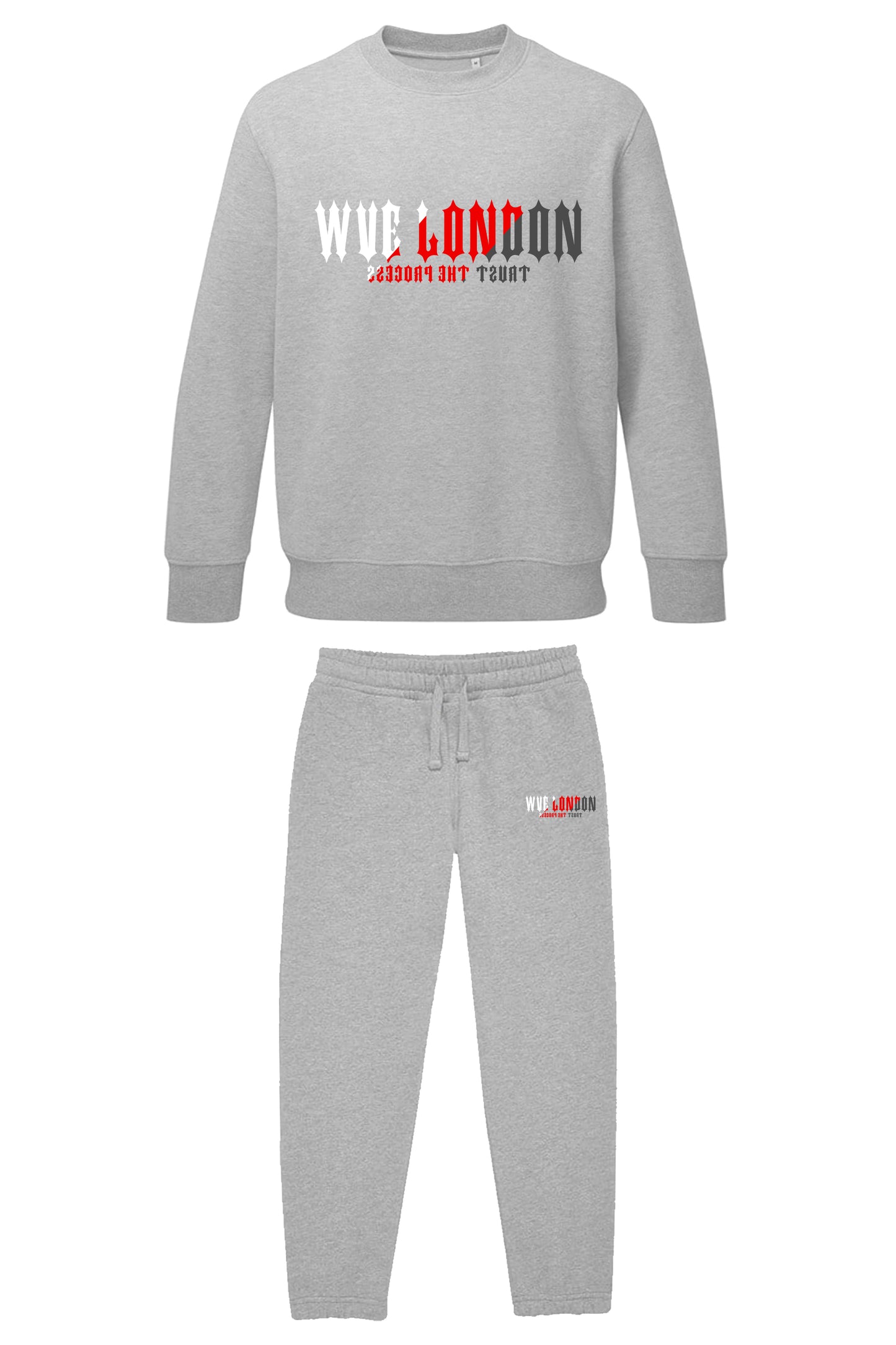 WVE Grey Irongate Sweatshirt Tracksuit