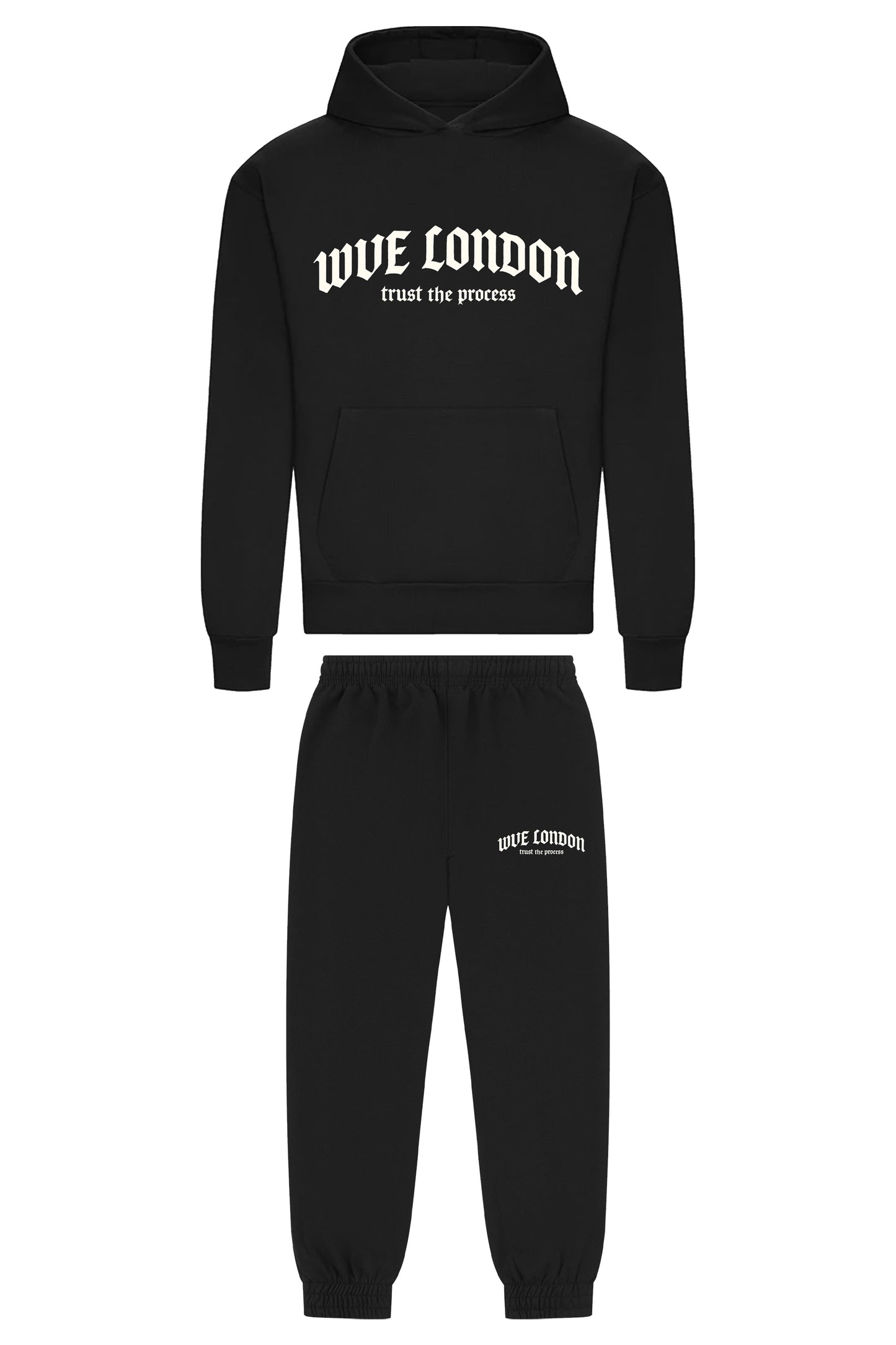 WVE Origin Tracksuit Black/White