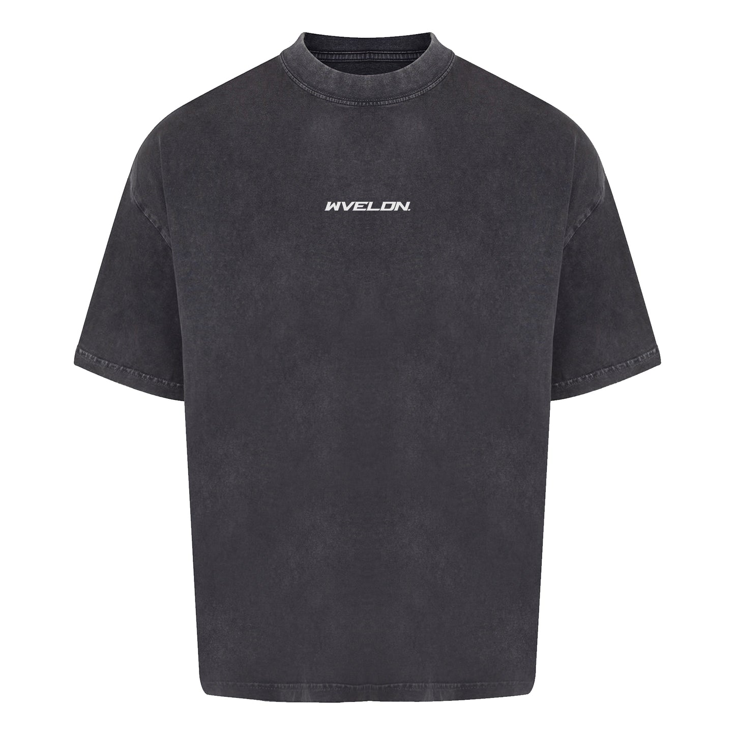 Strength Club Oversized T-Shirt Acid Wash Grey