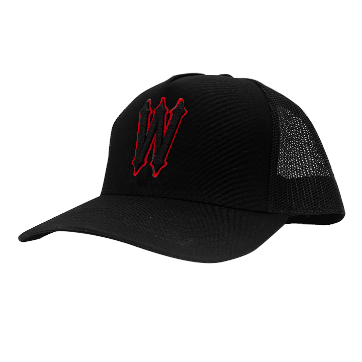 WVE CAP BLACK RED