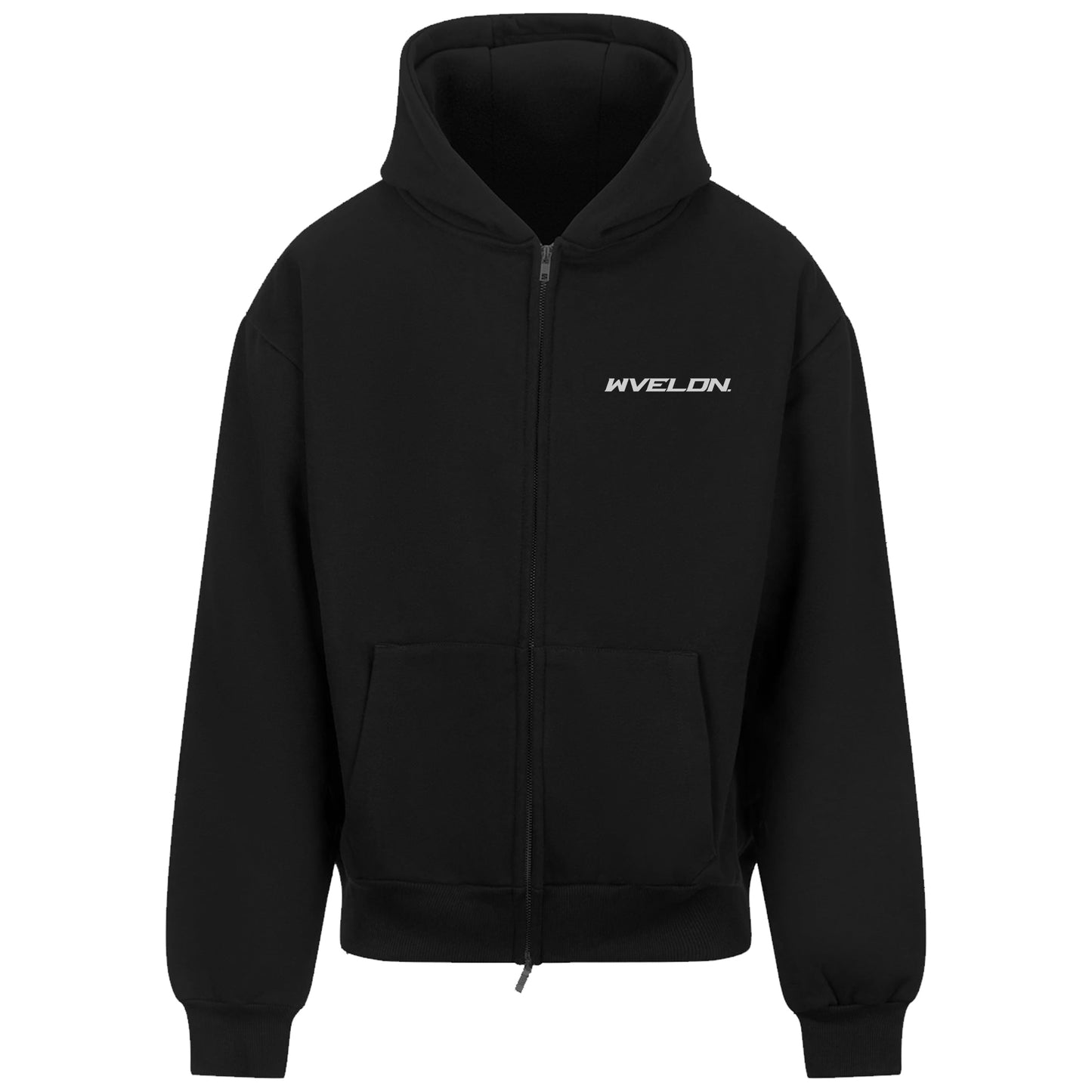 Strength Club Zip-Up Hoodie Black