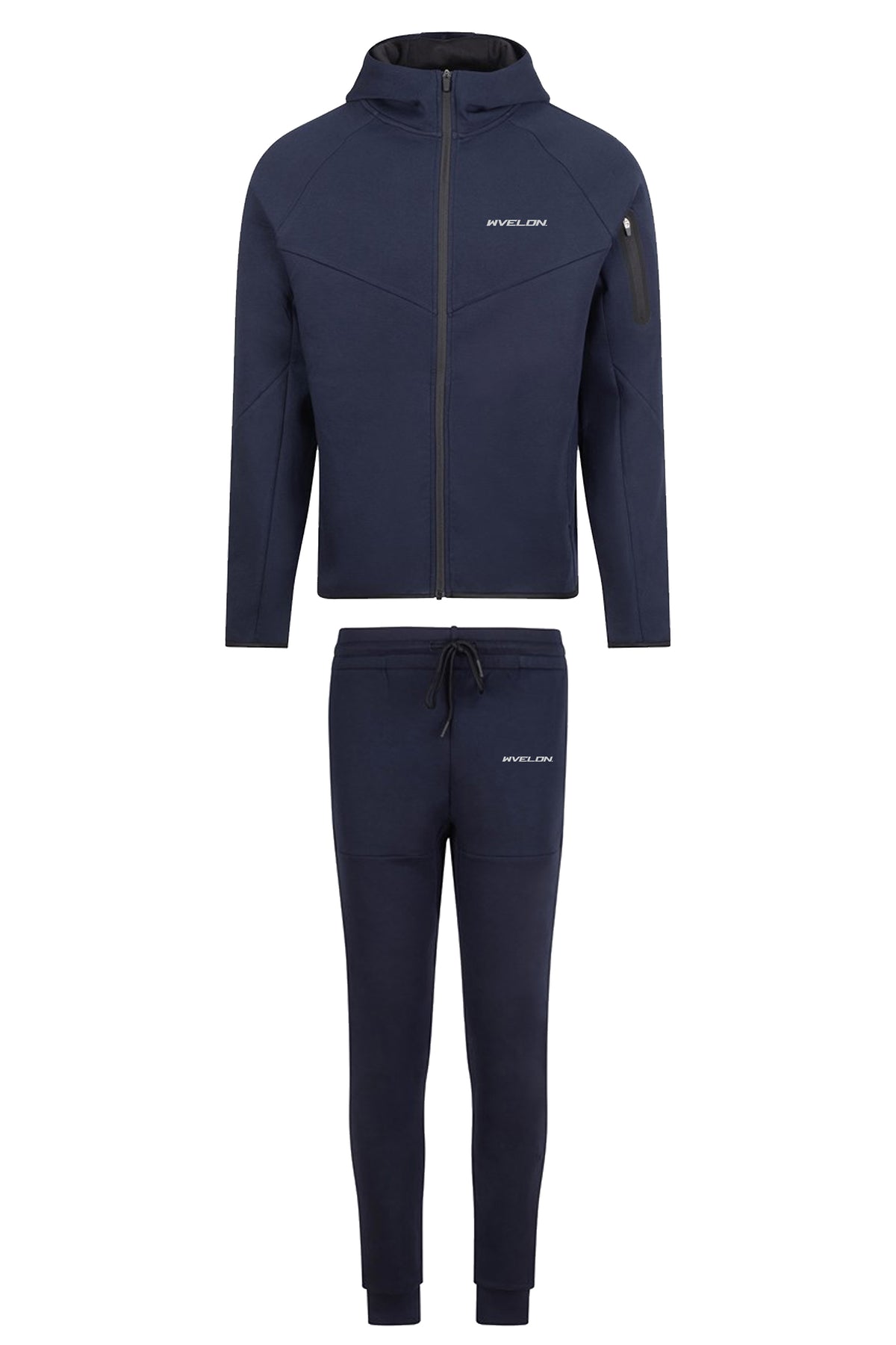 WVE Navy Tech Fleece Tracksuit