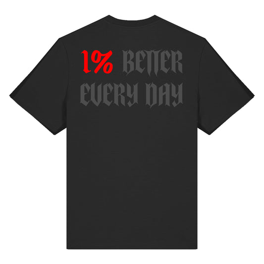 1% BETTER T-SHIRT - BLACK/BLACK