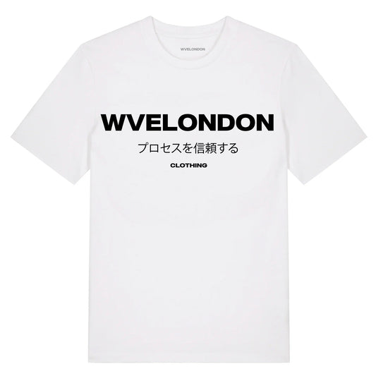 WVE White Japanese Signature T-Shirt