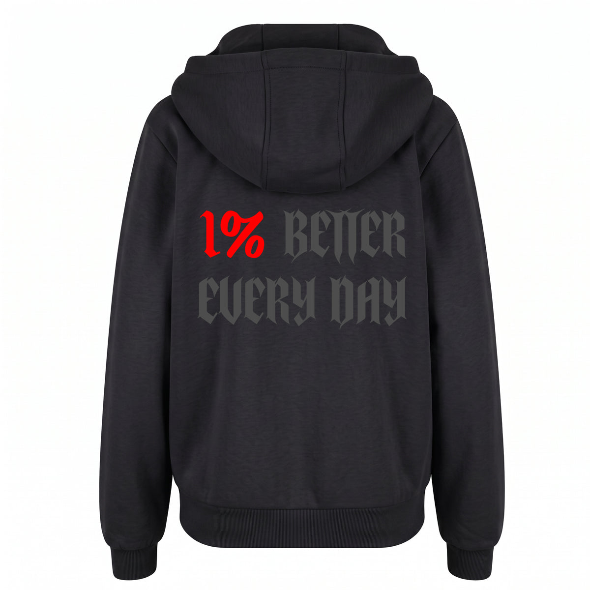 1% Better Everyday Fluffy Zip Hoodie