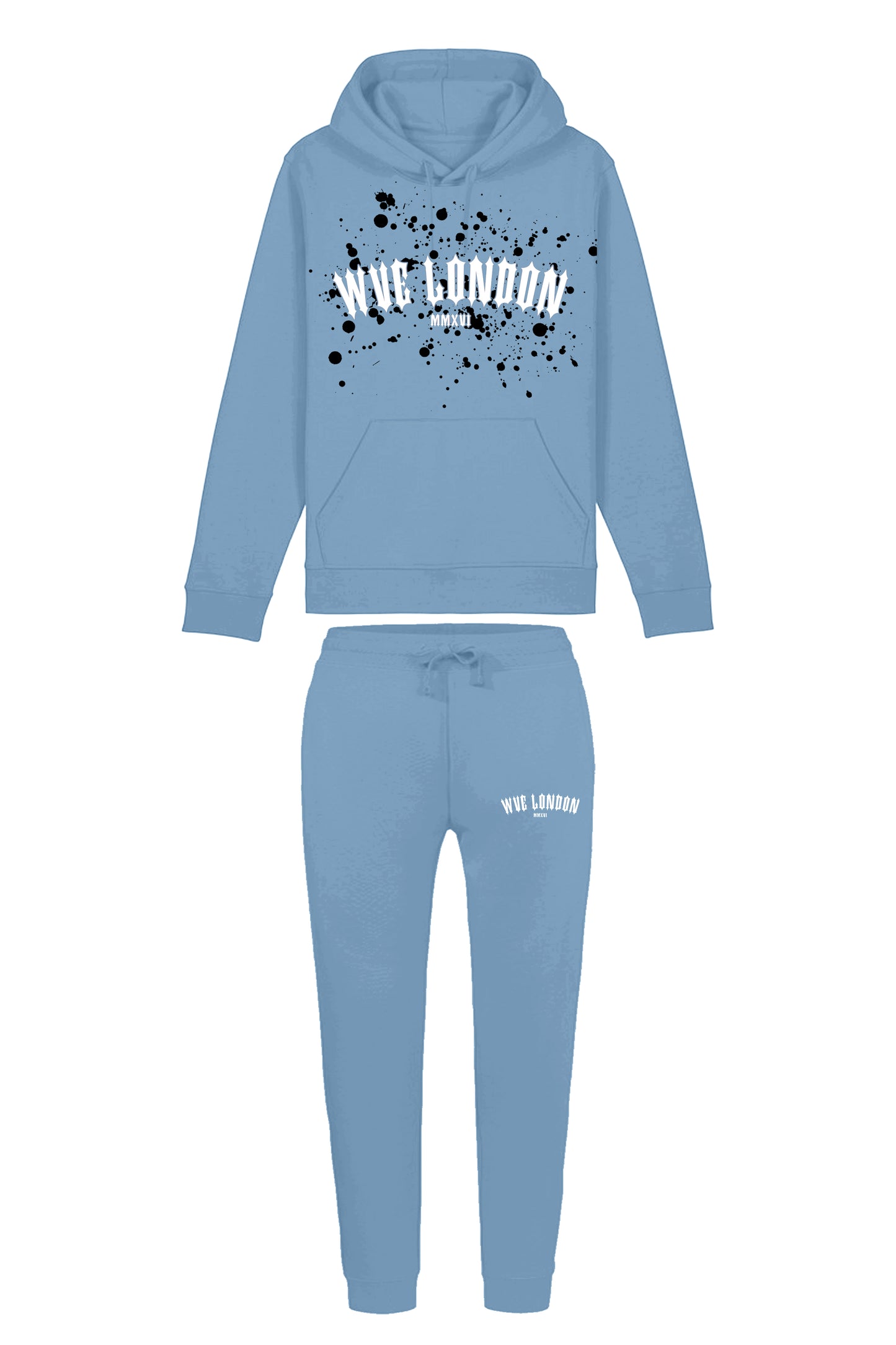 WVE Splatter Baby Blue Tracksuit