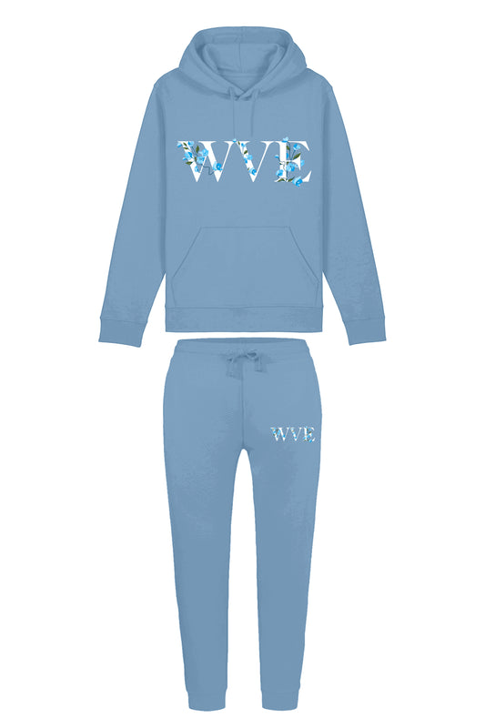 WVE Roses Baby Blue Tracksuit