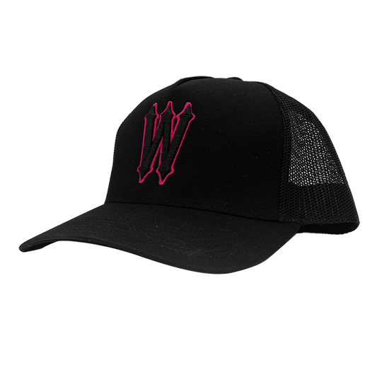 WVE CAP BLACK PINK