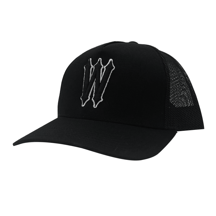 WVE CAP BLACK WHITE
