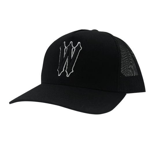 WVE CAP BLACK WHITE