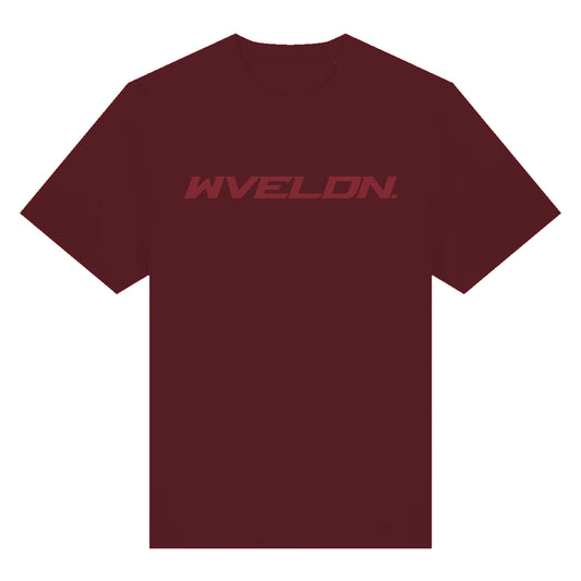 WVE ESSENTIALS T-SHIRT BURGUNDY