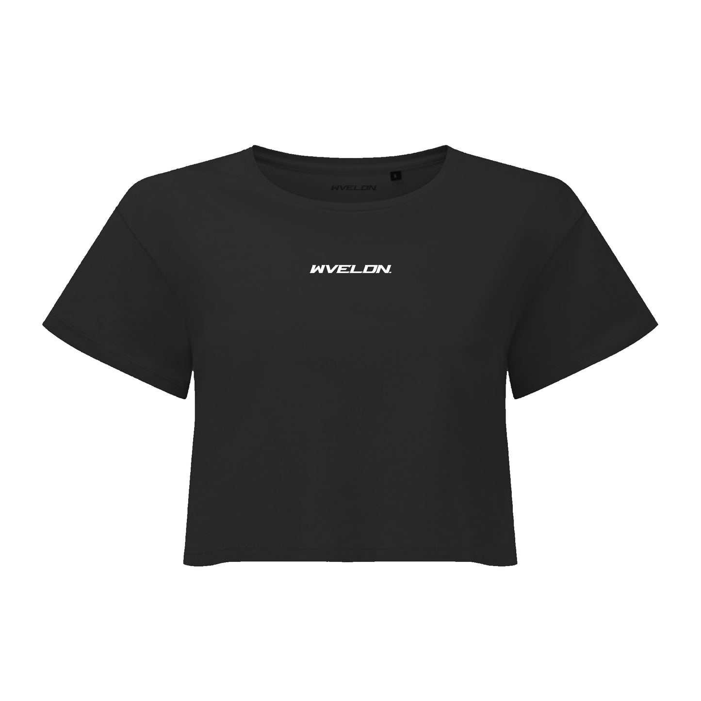 Womens WVE Crop Top Black