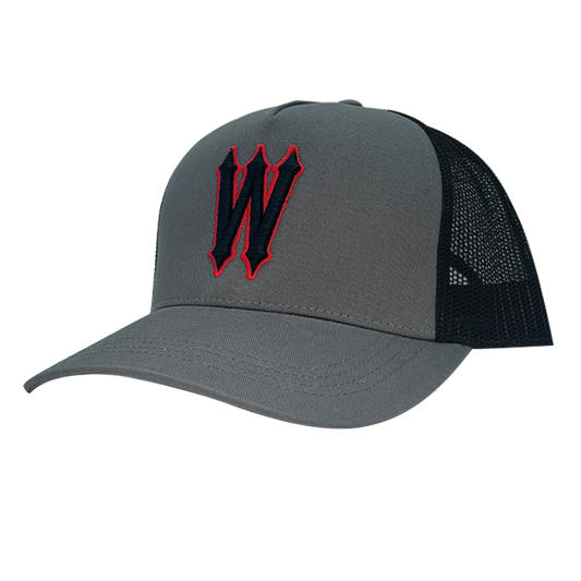 WVE CAP DARK GREY RED