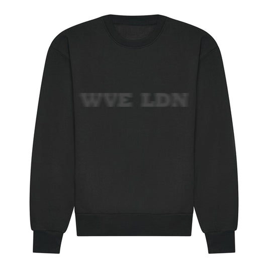 WVE Black Heavy Oversized Sweatshirt