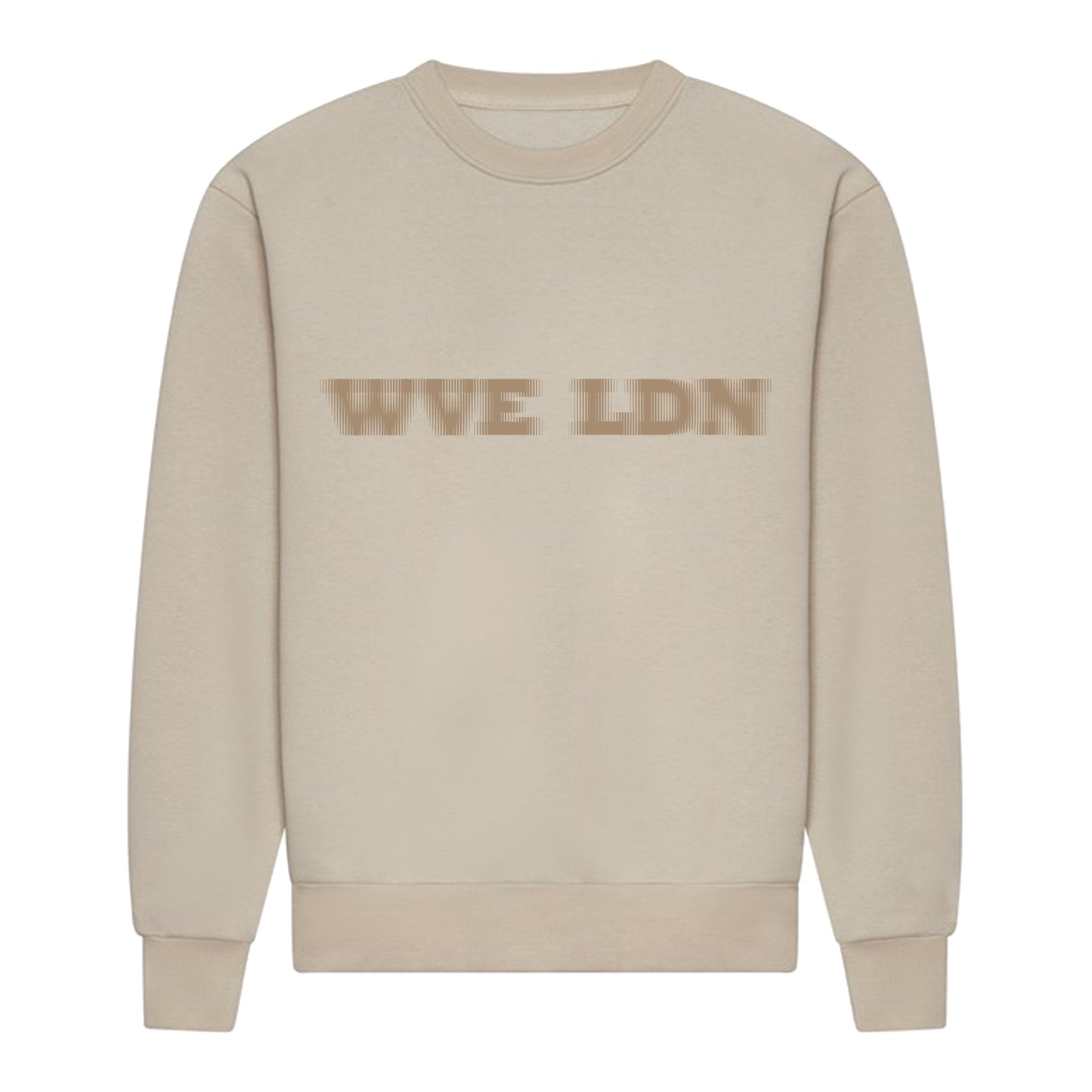 WVE Beige Heavy Oversized Sweatshirt