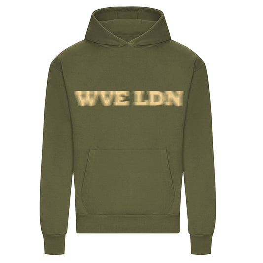 WVE Khaki Heavy Oversized Hoodie