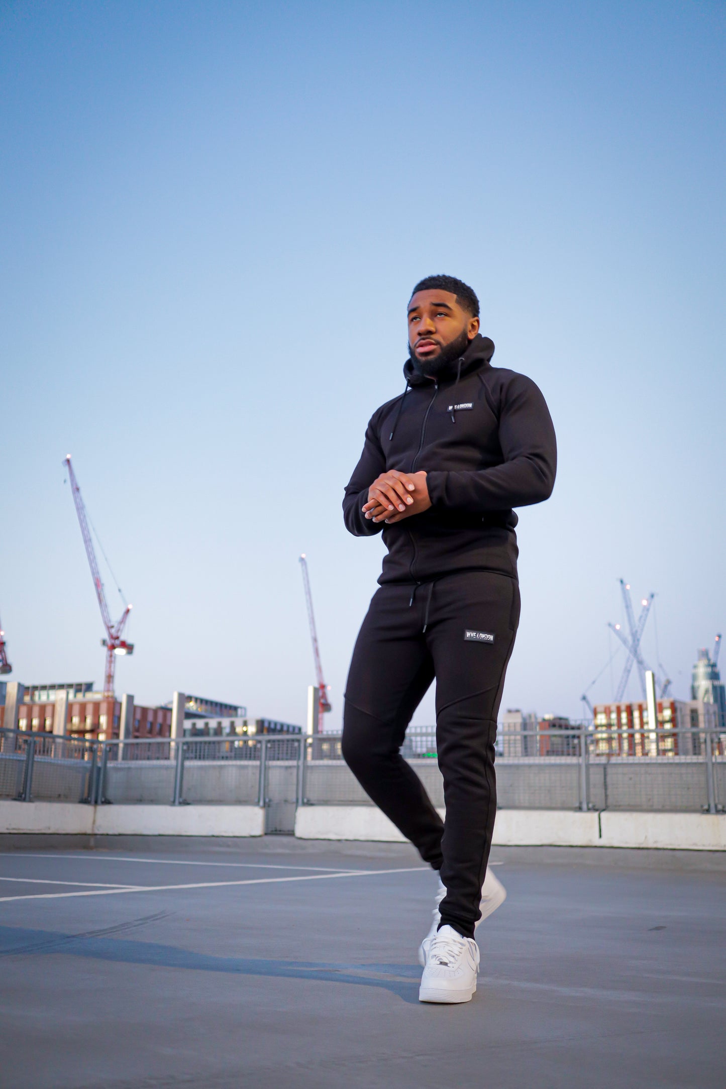 WVE Black Tech Tracksuit