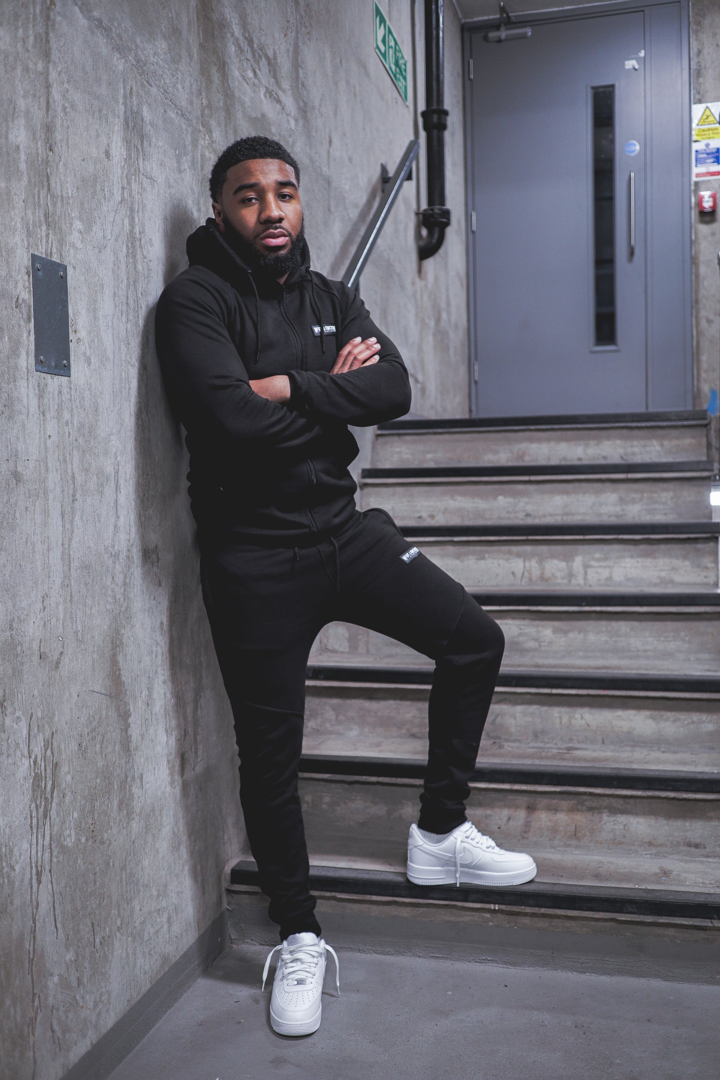 WVE Black Tech Tracksuit