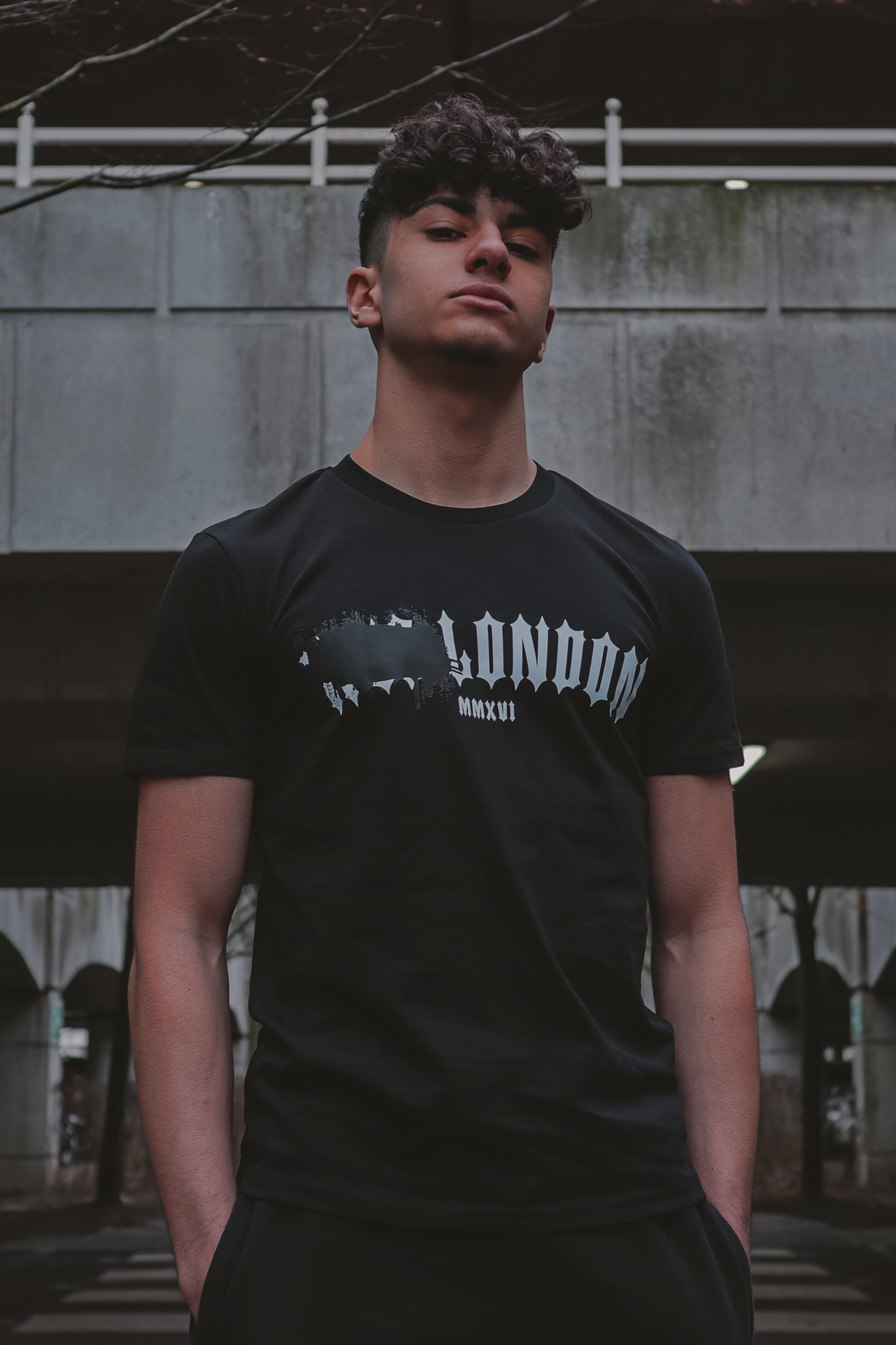 WVE Black Graffiti Splash T-Shirt