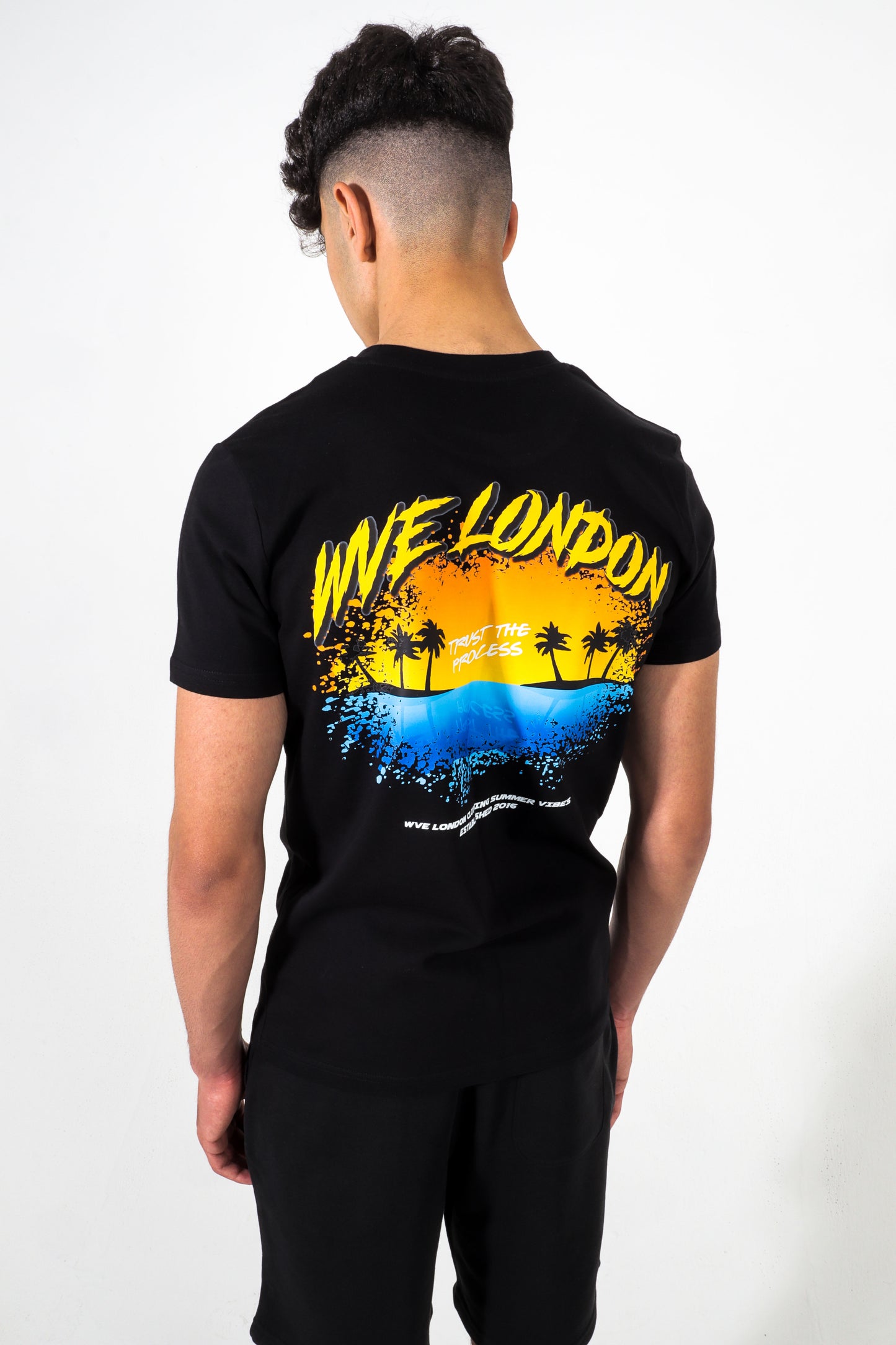 WVE Summer Vibes Black T-Shirt