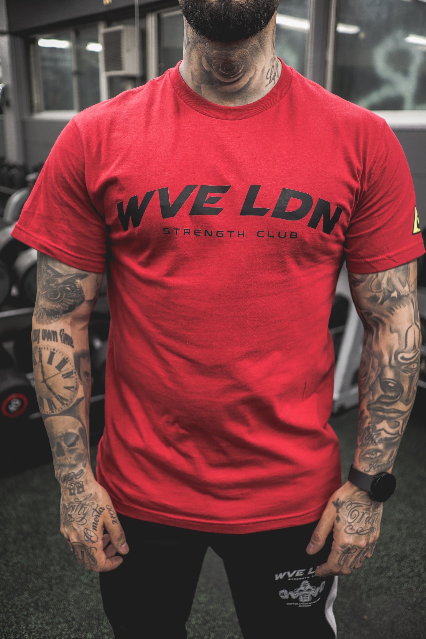 Strength Club T-Shirt Red/Blk