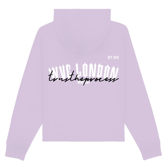 WVE Women's Lilac Oversized Zip hoodie