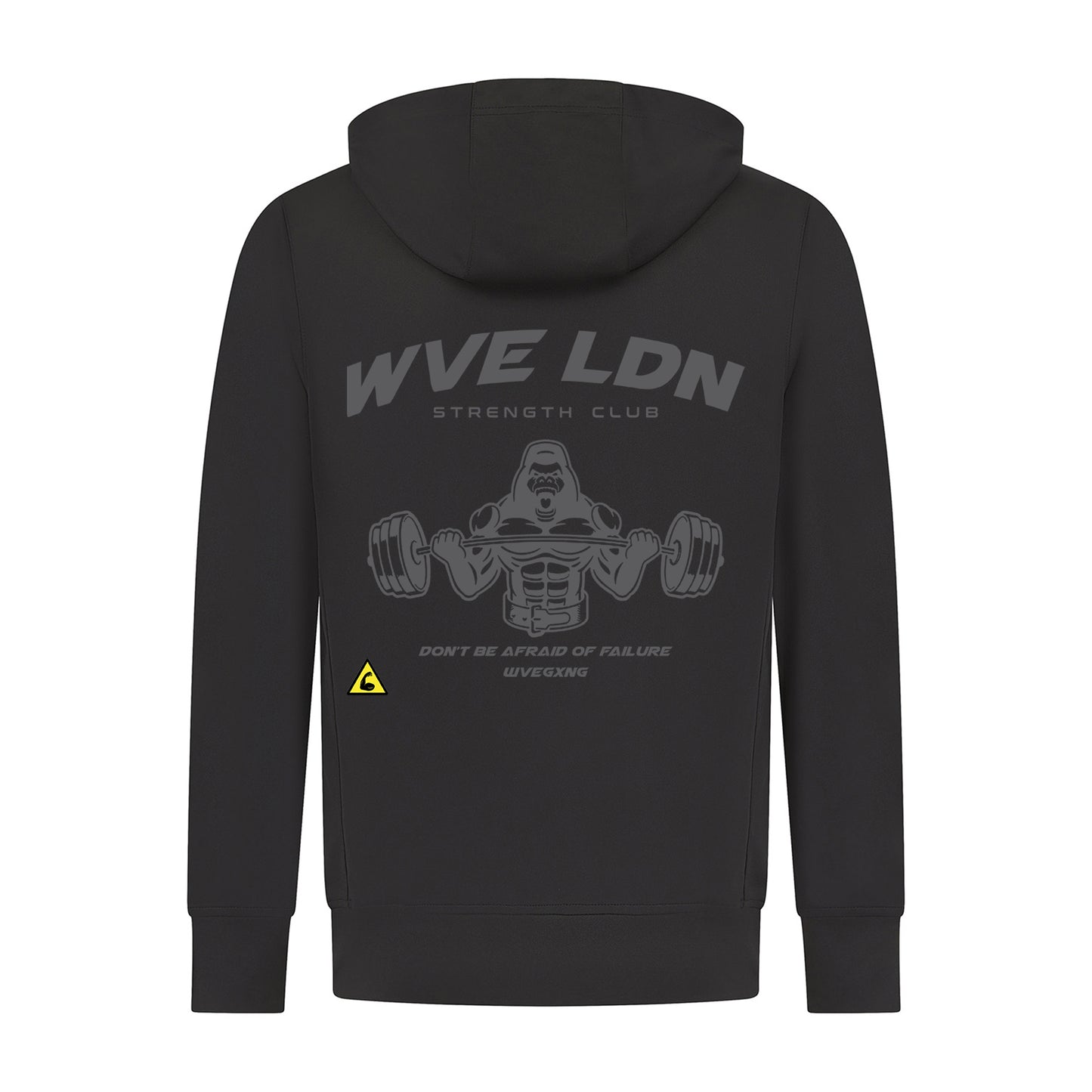 Strength Club Hoodie Black/Grey
