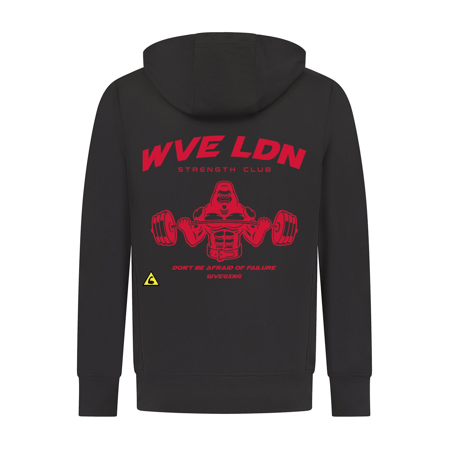 Strength Club Hoodie Black/Red