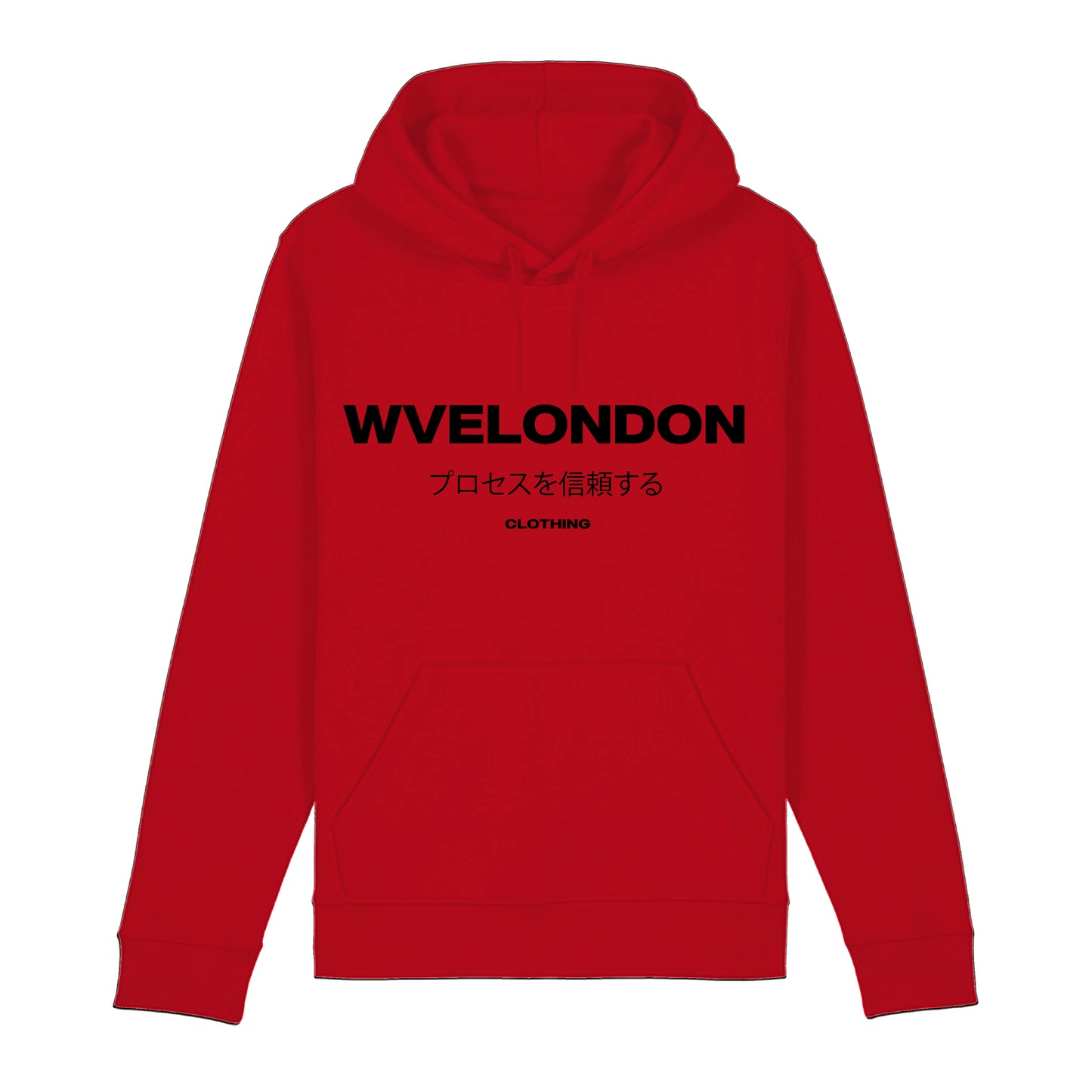 WVE Red Tokyo Pullover Hoodie