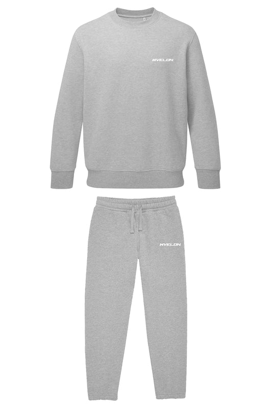 WVE Grey Essential Sweatshirt Tracksuit