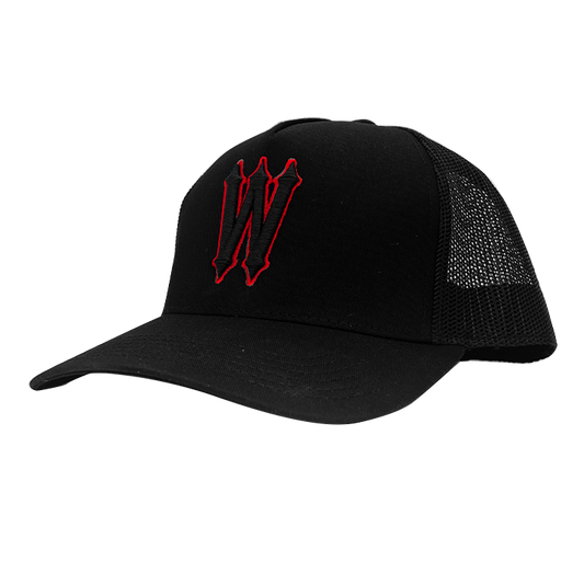 WVE CAP BLACK RED