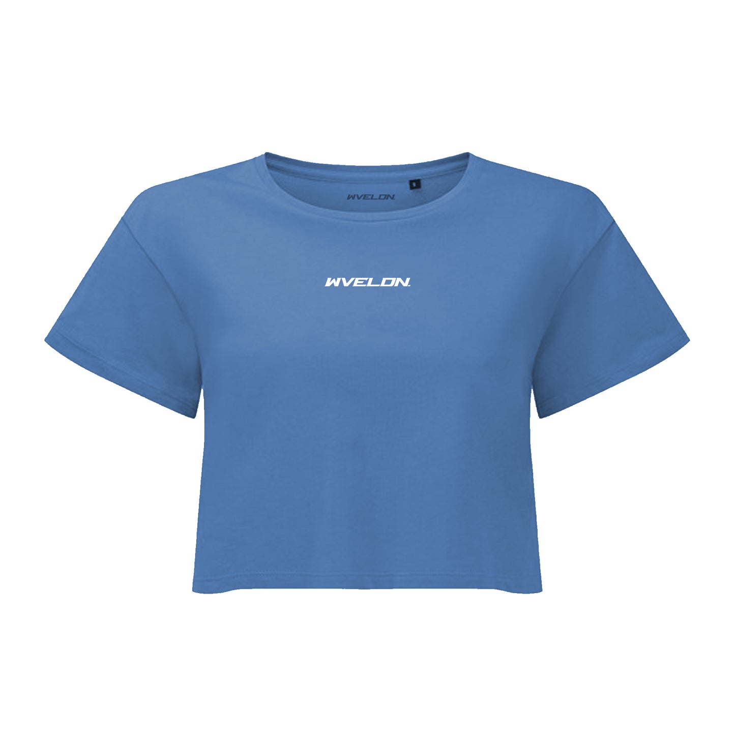 Womens WVE Crop Top Blue