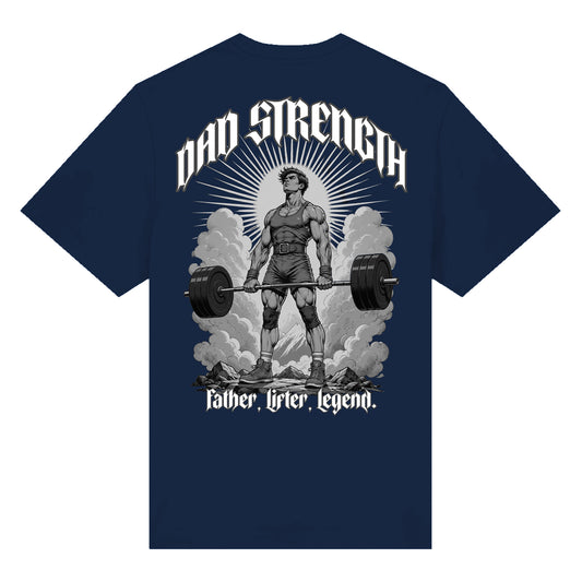 WVE Dad Strength T-Shirt Navy