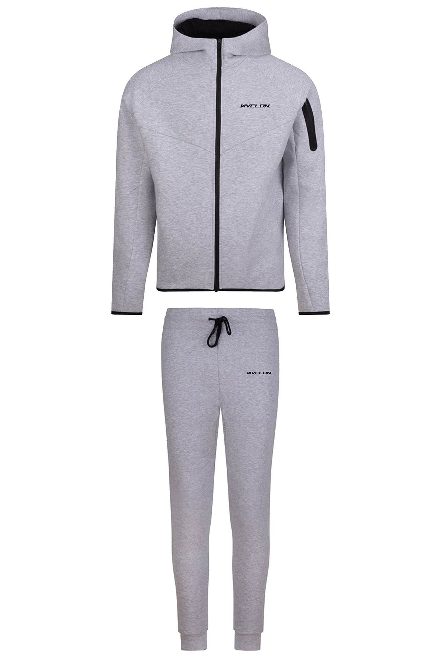 WVE Grey Tech Fleece Tracksuit