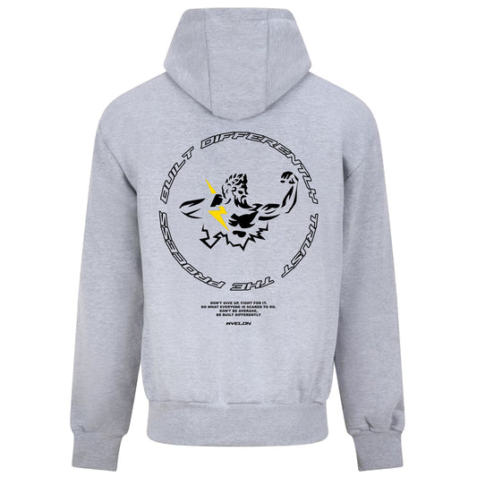 Zeus Zip-Up Hoodie Grey