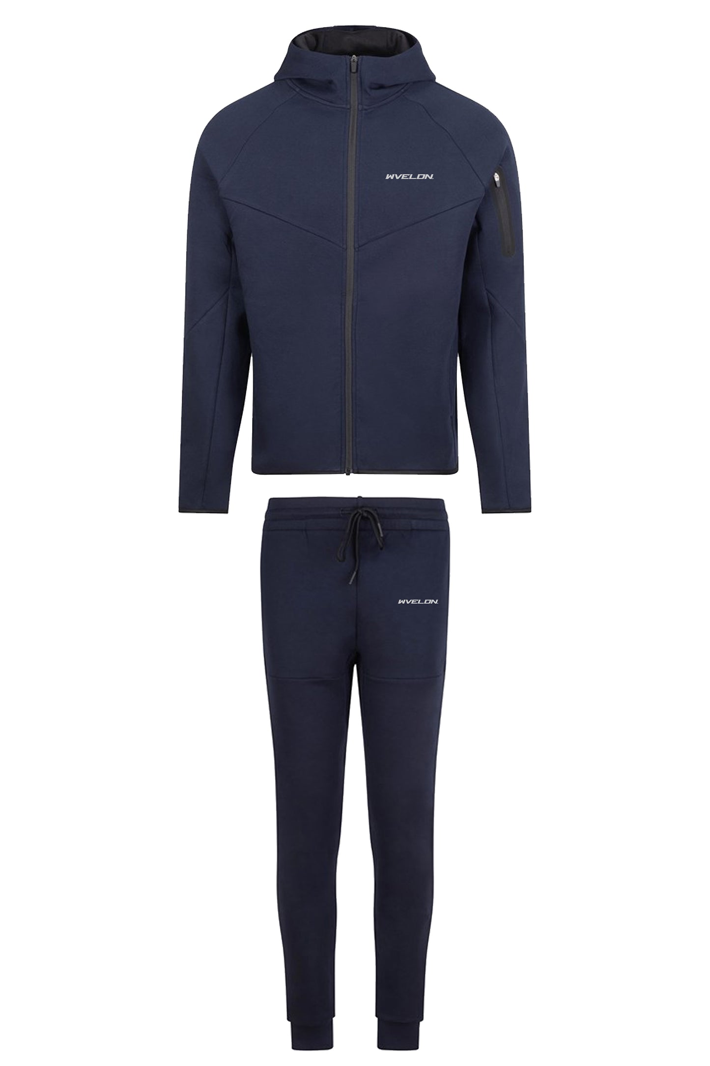 WVE Navy Tech Fleece Tracksuit
