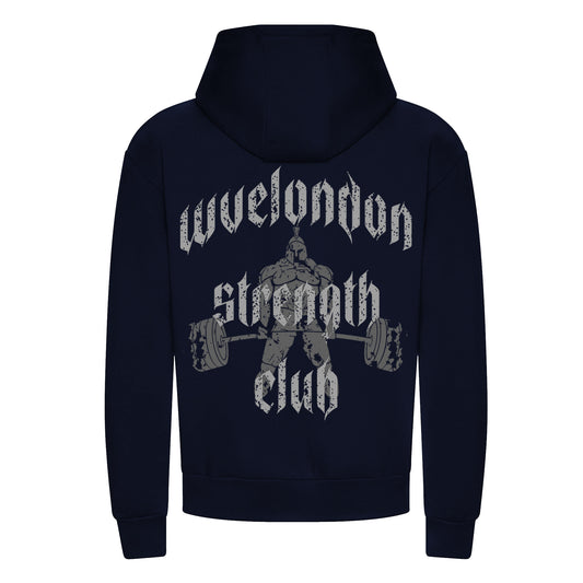 Strength Club Hoodie Navy Blue