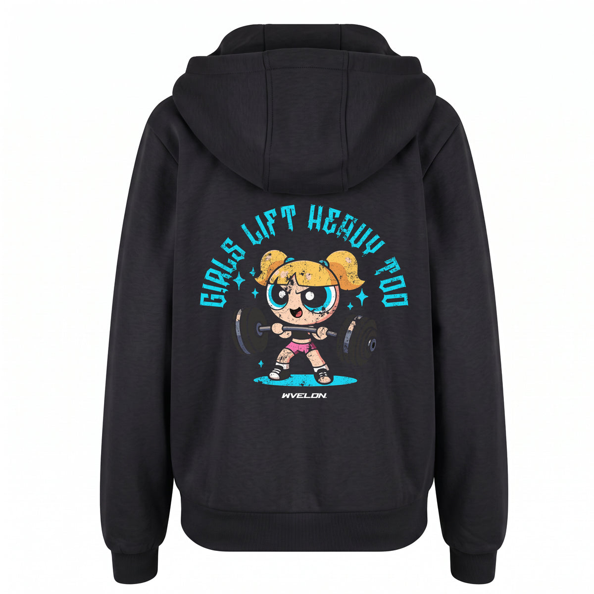 Power Puff Girls Lift Heavy Fluffy Hoodie