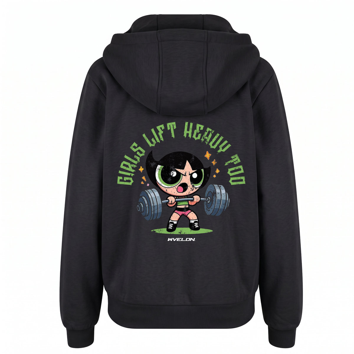 Power Puff Girls Lift Heavy Fluffy Hoodie