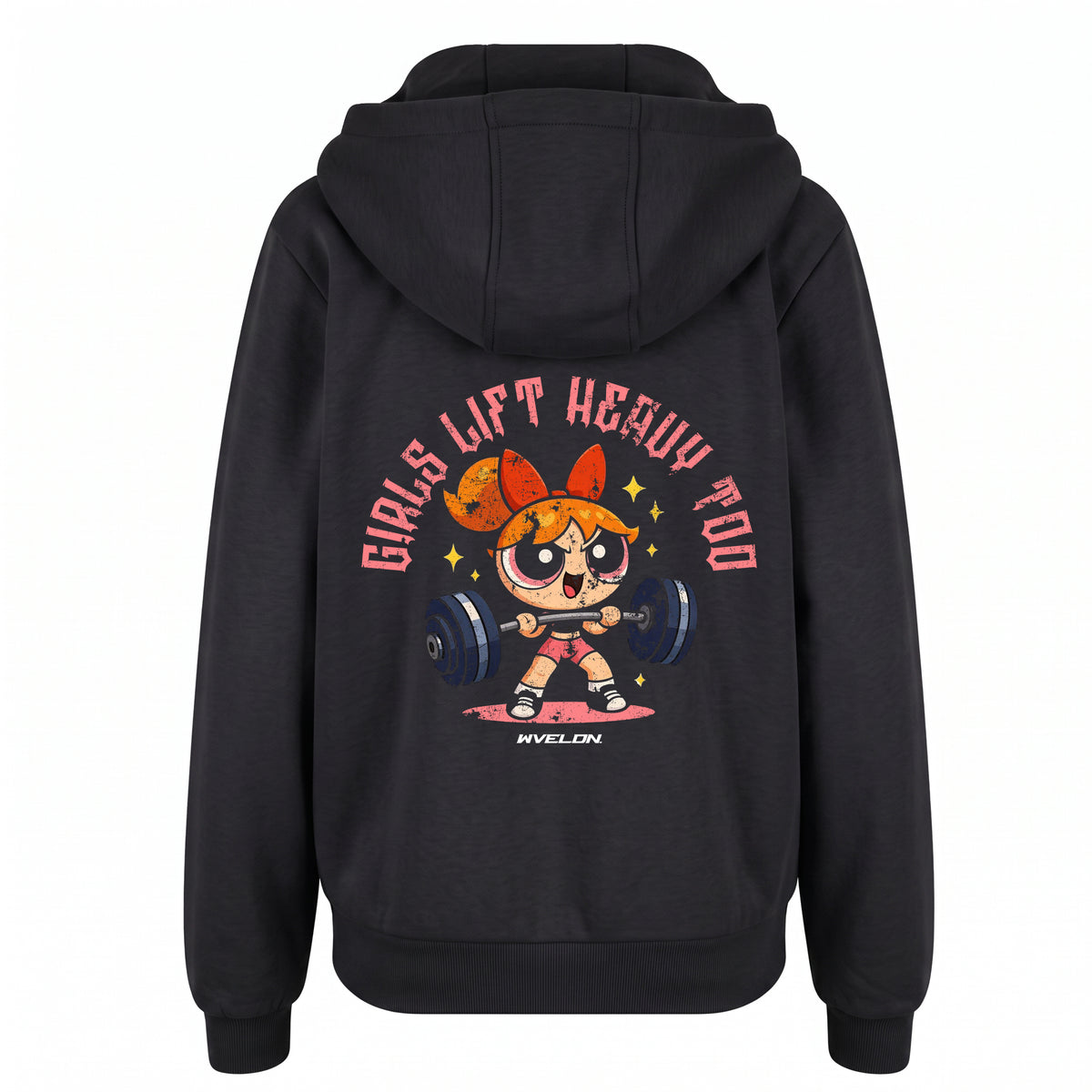 Power Puff Girls Lift Heavy Fluffy Hoodie