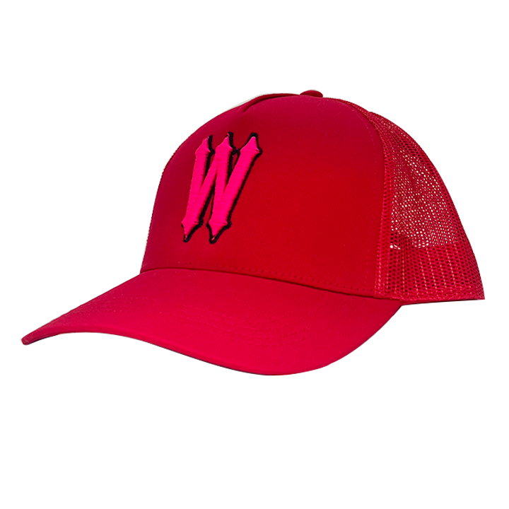 WVE CAP RED PINK