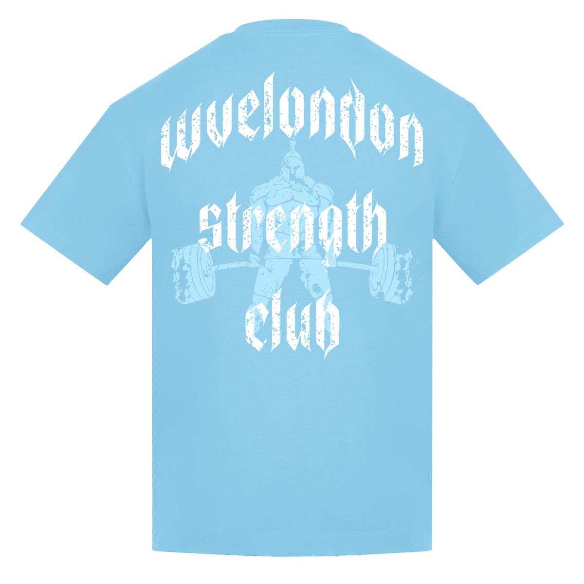 Strength Club T-Shirt Baby Blue Limited Edition Oversized Fit