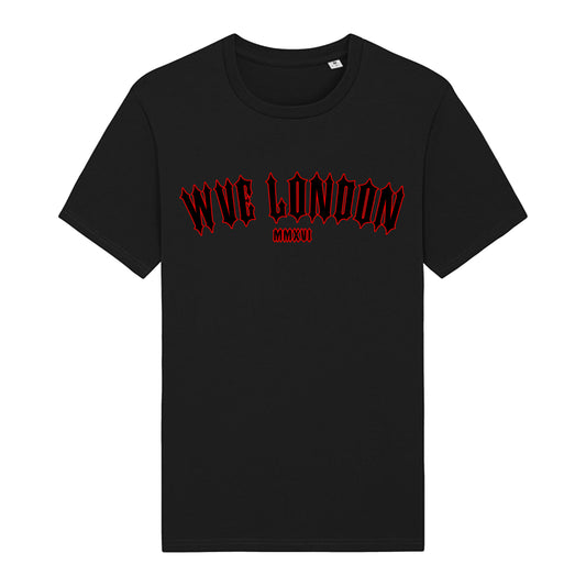WVE Iconic Irongate T-Shirt Black/Red