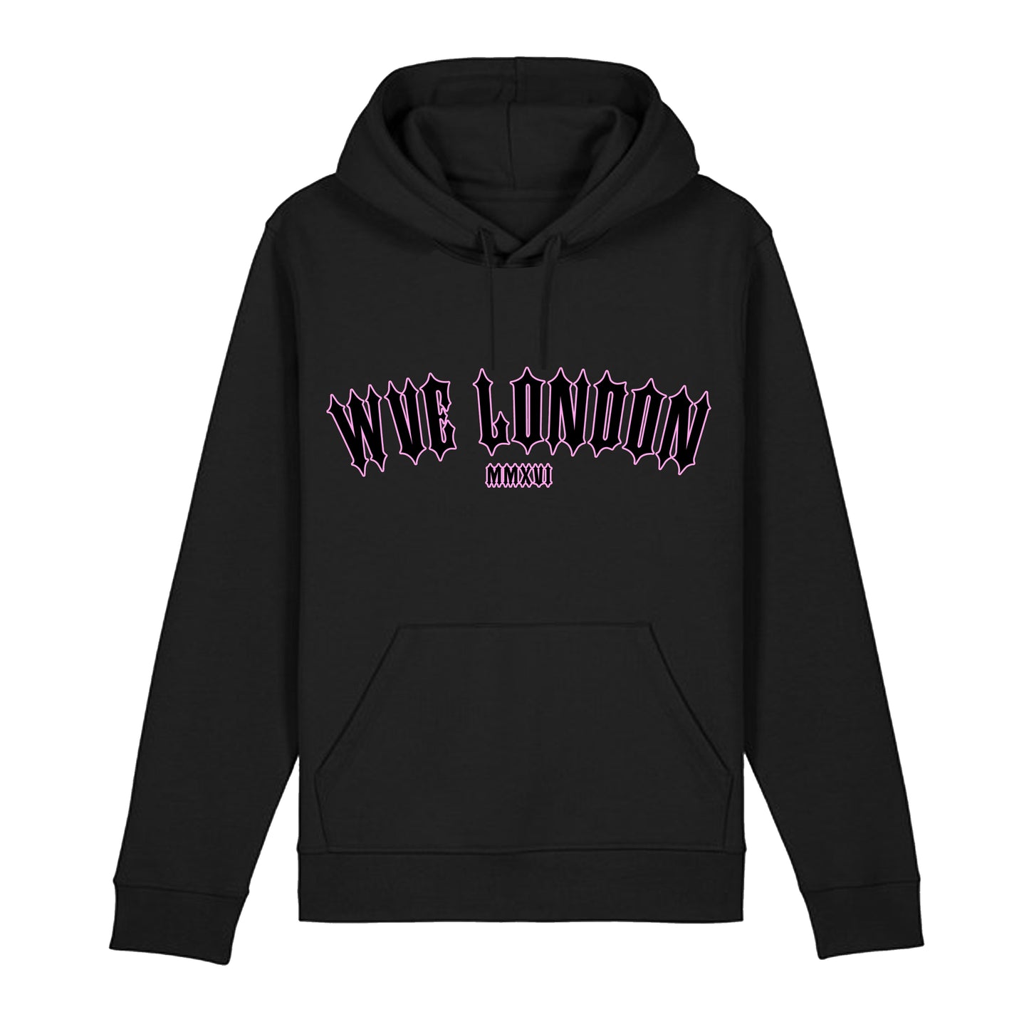 WVE Iconic Irongate Hoodie Black/Pink