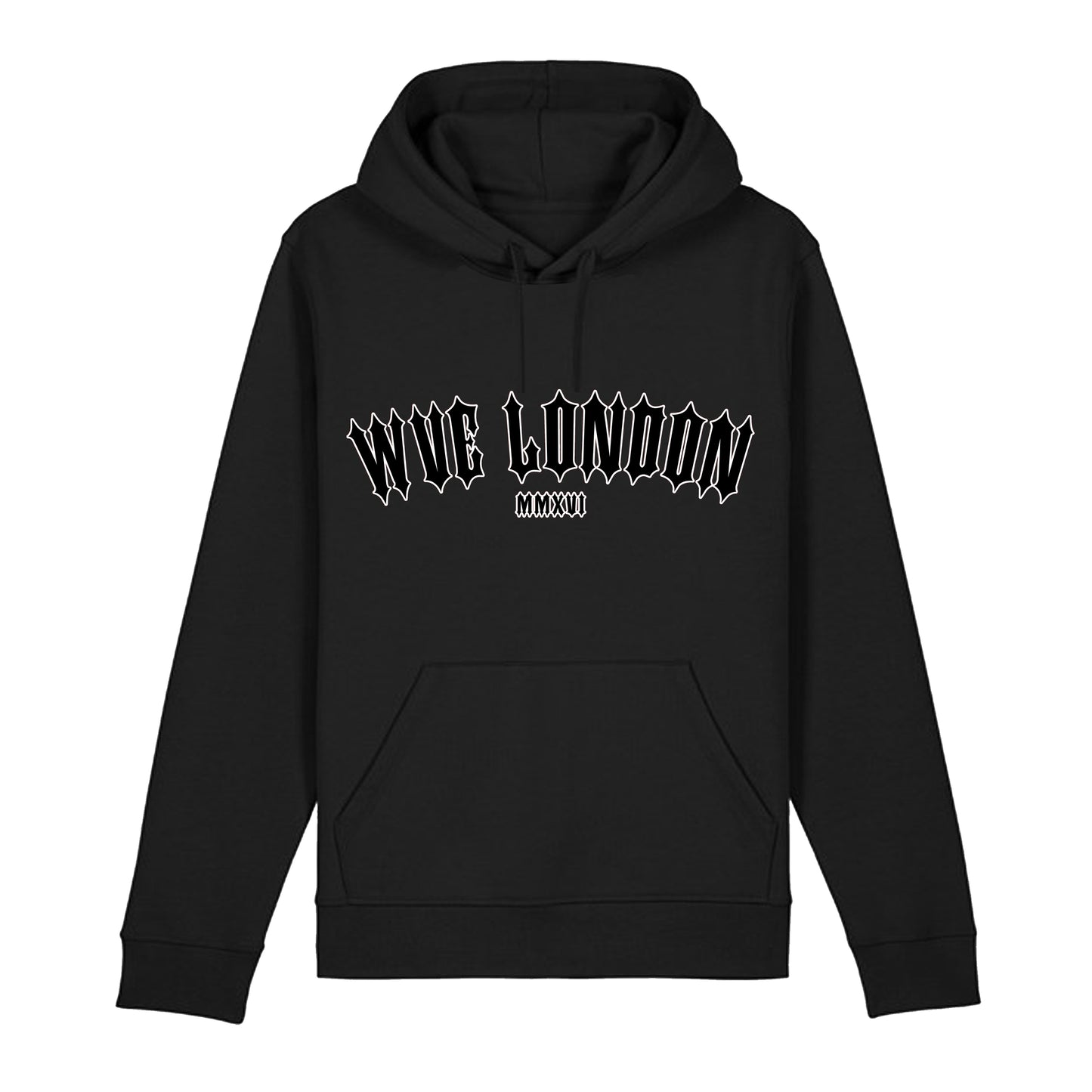 WVE Iconic Irongate Hoodie Black/White