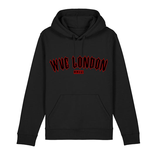WVE Iconic Irongate Hoodie Black/Red