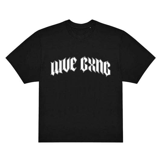 WVE GXNG T-Shirt Black/White